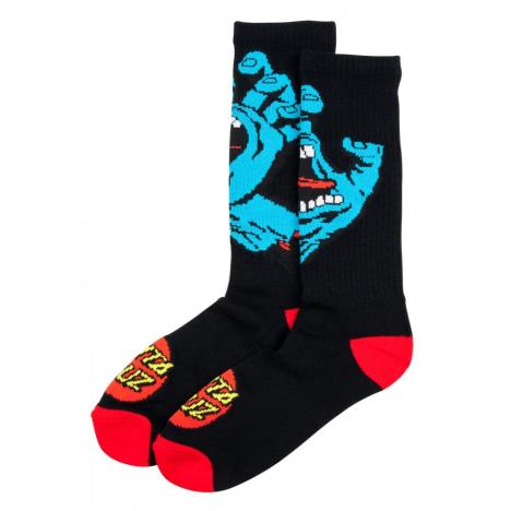 SANTA CRUZ SOCKS SCREAMING HAND BLACK £9.99